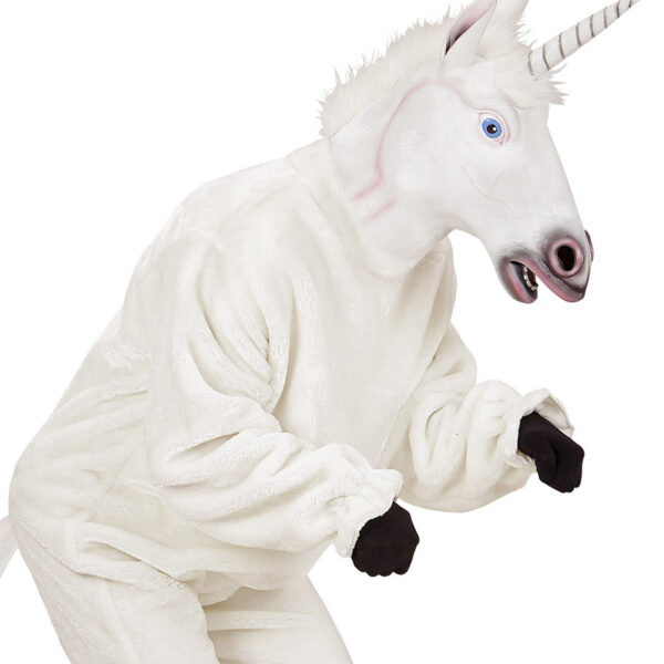 Maschera Bianca Integrale da Unicorno