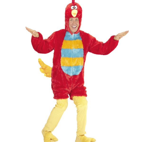 Costume da Uccello Rosso in Peluche