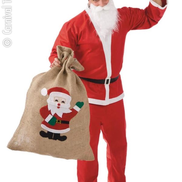 Sacco da Babbo Natale in Juta