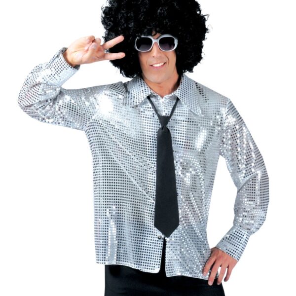 Camicia Argento in Paillettes