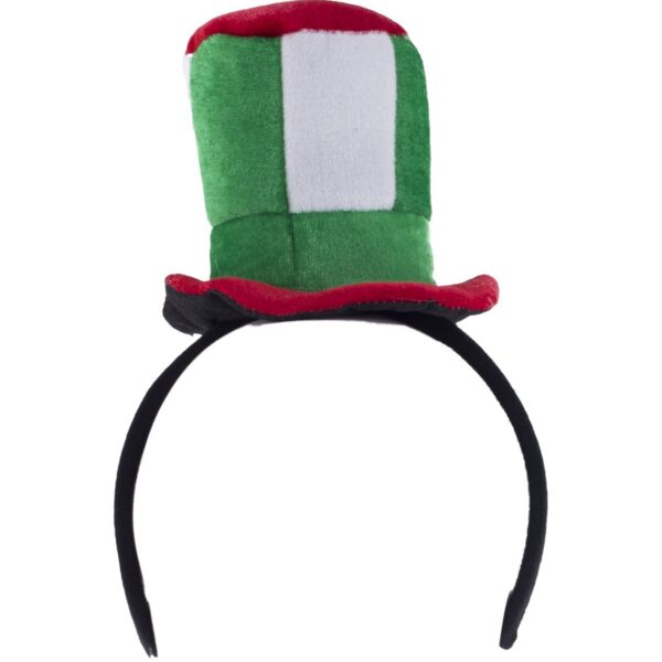 Cerchietto con Mini Cappello Italia