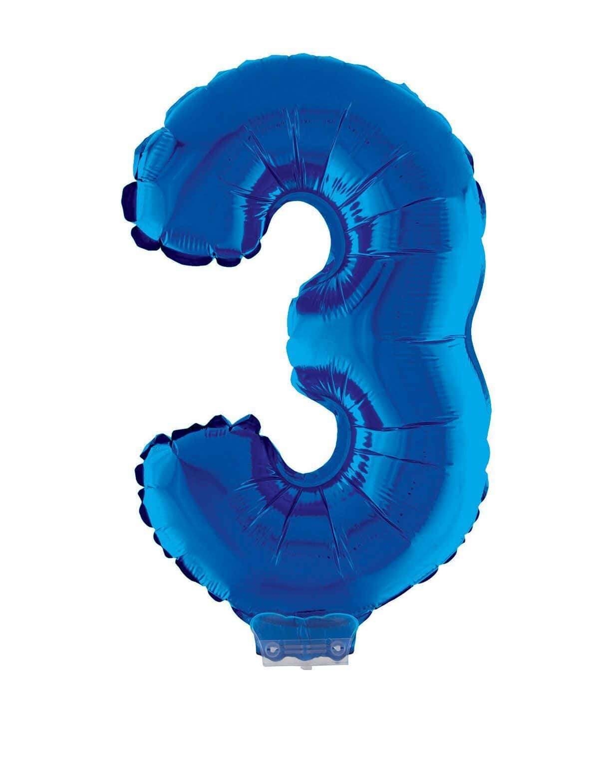 Numeri in Mylar Blu da 40 Centimetri