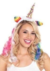 Cerchietto da Unicorno con Meches Colorate