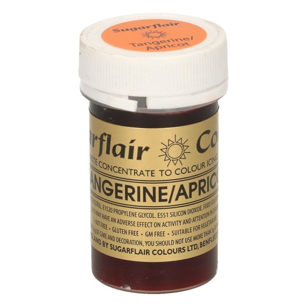 Sugarflair Colorante Arancione Mandarino in Pasta 25 Gr