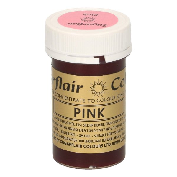 Sugarflair Colorante Rosa in Pasta 25 Gr
