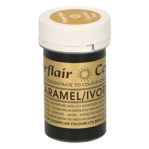 Sugarflair Colorante Caramello Avorio in Pasta 25 Gr