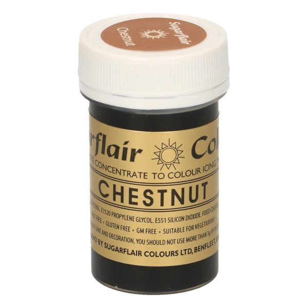 Sugarflair Colorante Castagna in Pasta 25 Gr