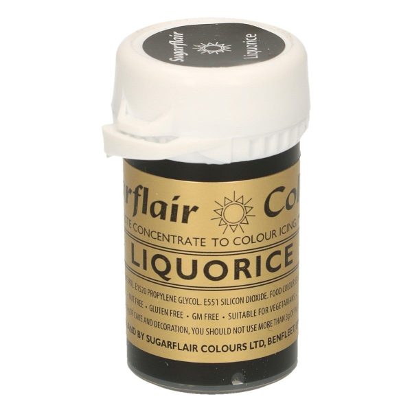Sugarflair Colorante Nero Liquirizia in Pasta 25 Gr