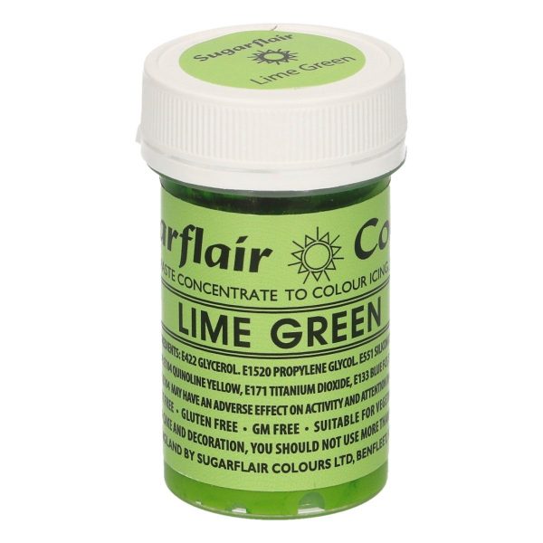 Sugarflair Colorante Verde Lime in Pasta 25 Gr