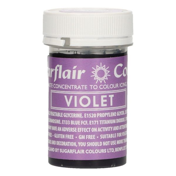 Sugarflair Colorante Violetto in Pasta 25 Gr