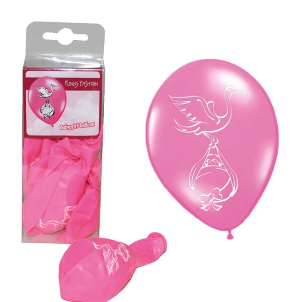 Palloncini in Lattice con Bebè Rosa
