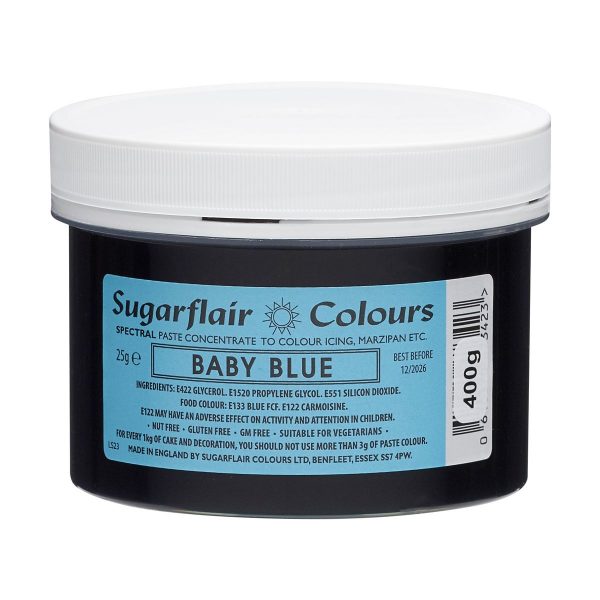 Sugarflair Colorante Baby Blue in Pasta 400 Gr