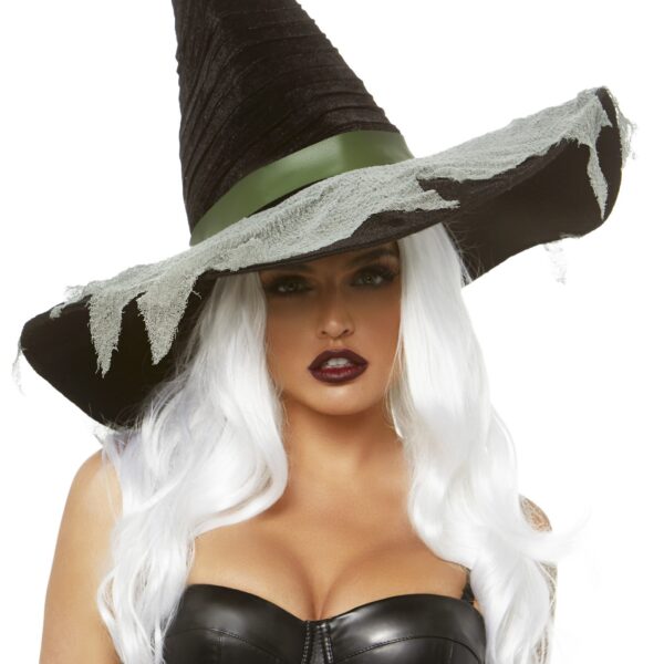 Cappello Nero Gotico da Strega
