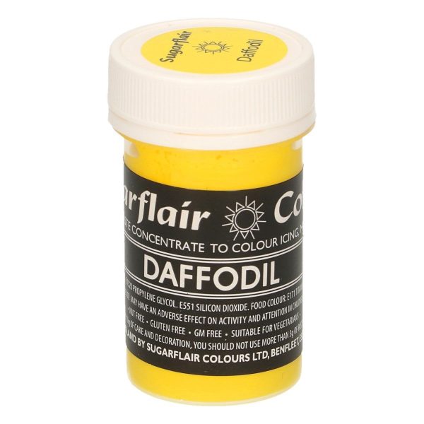 Sugarflair Colorante Giallo Narciso in Pasta 25 Gr