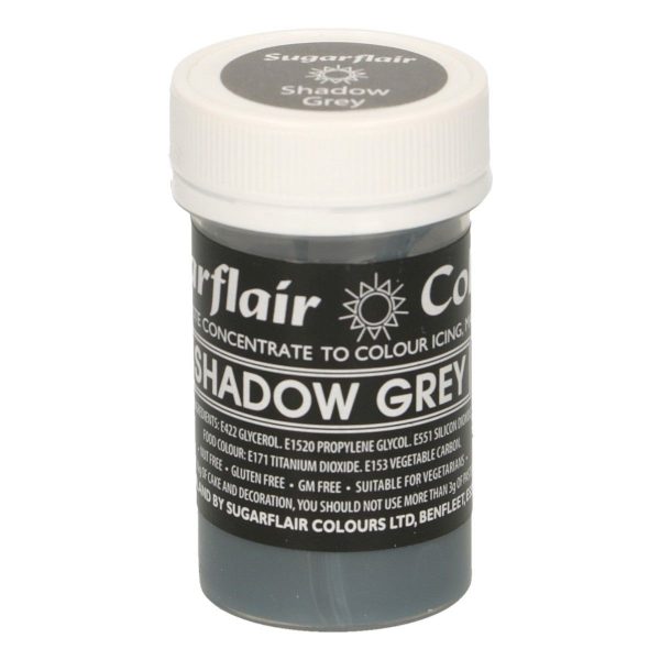 Sugarflair Colorante Grigio Ombra in Pasta 25 Gr
