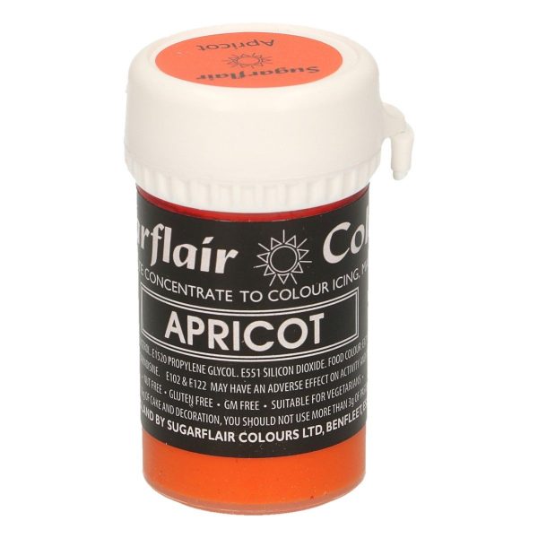 Sugarflair Colorante Arancione Albicocca in Pasta 25 Gr