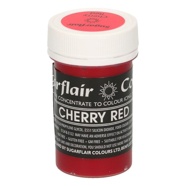 Sugarflair Colorante Rosso Ciliegia in Pasta 25 Gr