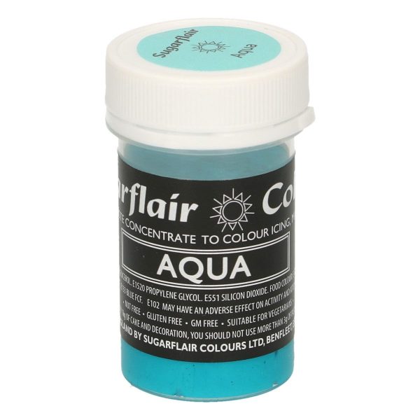 Sugarflair Colorante Azzurro Acqua in Pasta 25 Gr