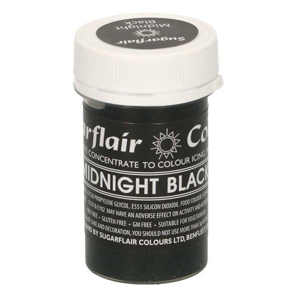 Sugarflair Colorante Nero Notte in Pasta 25 Gr