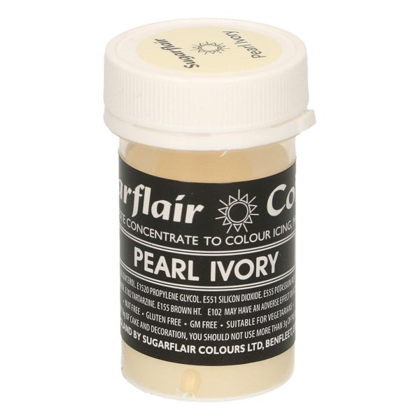 Sugarflair Colorante Avorio Perlato in Pasta 25 Gr