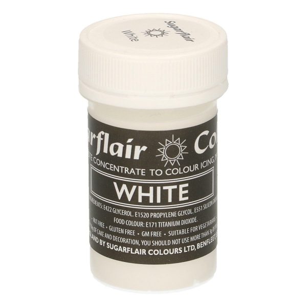 Sugarflair - Colorante In Pasta Bianco Pastello 25 Gr.