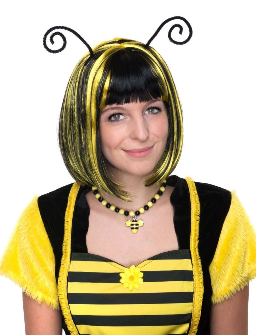 Parrucca Nera e Gialla da Ape