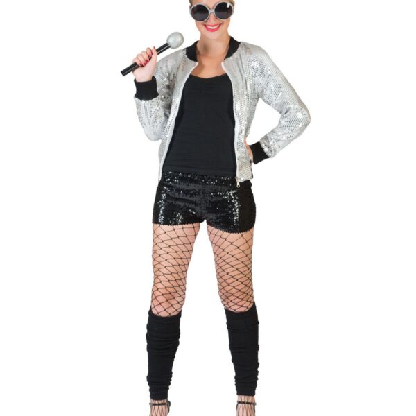 Giacca Argento in Paillettes