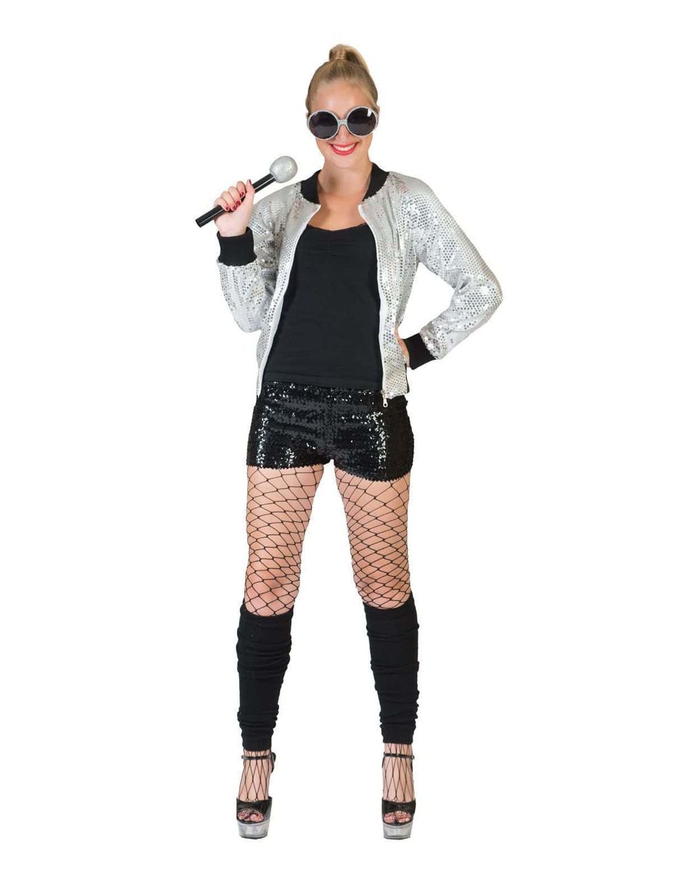 Giacca Argento in Paillettes