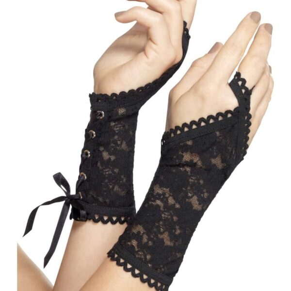 Guanti Neri in Pizzo