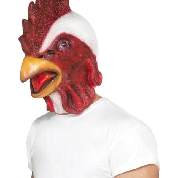 Maschera da Pollo Bianco in Lattice