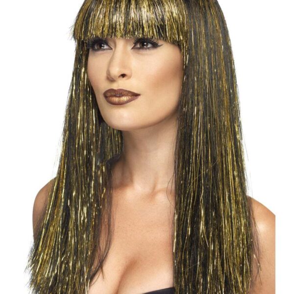 Parrucca Nera e Oro da Cleopatra