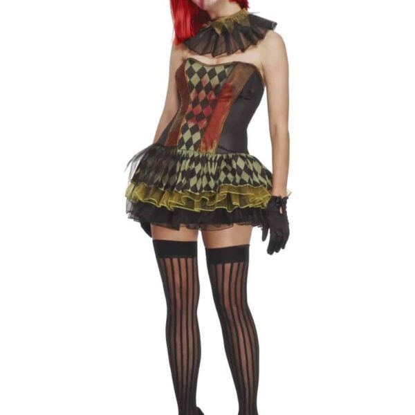 Costume da Sexy Clown Zombie