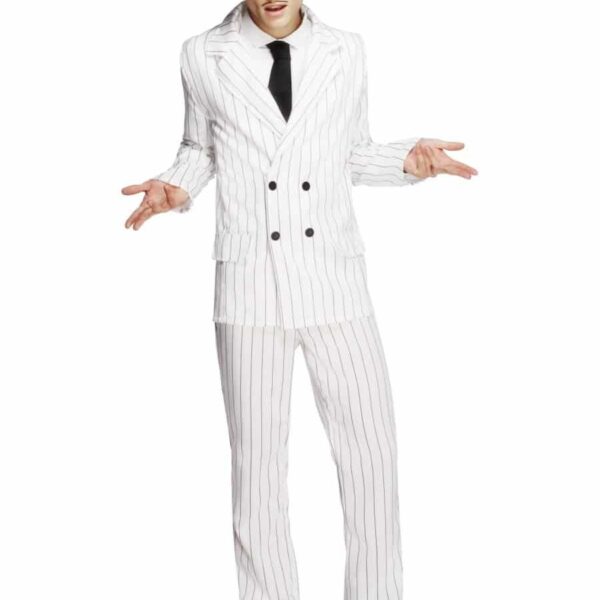 Costume da Gangster Bianco