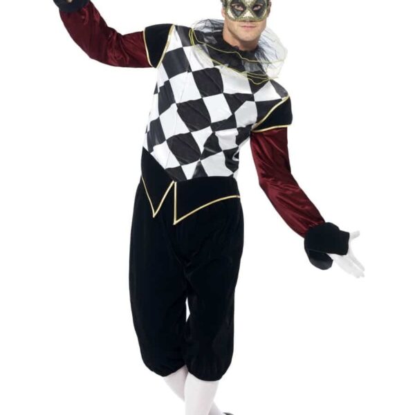 Costume da Arlecchino Gotico Veneziano