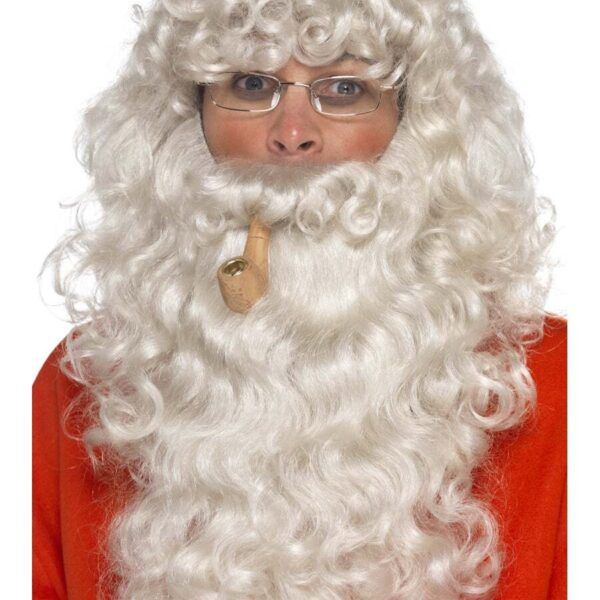 Barba e Parrucca Grigi da Babbo Natale