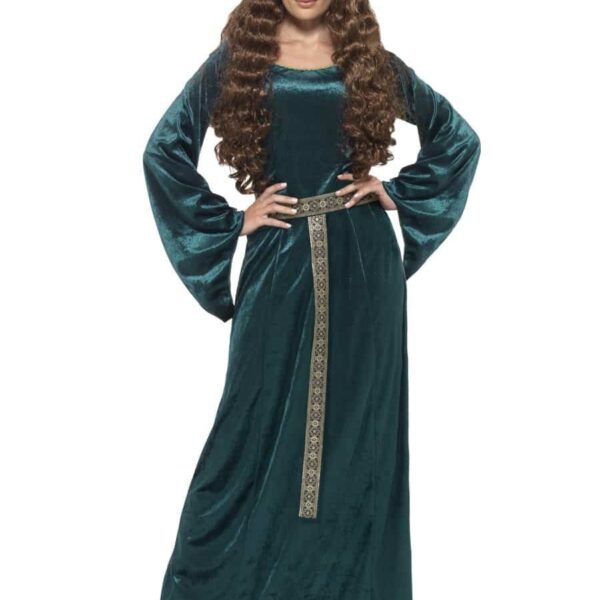 Costume Verde da Dama Medievale