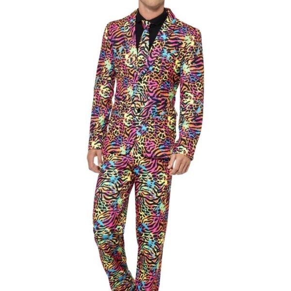 Costume Elegante Multicolore Neon