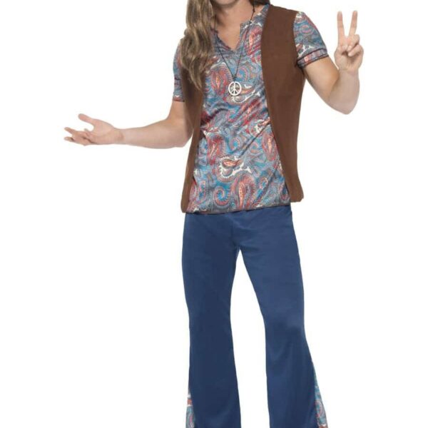 Costume da Hippie Multicolore
