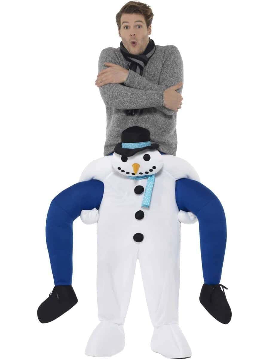 Costume Uomo a Cavallo di un Pupazzo di Neve