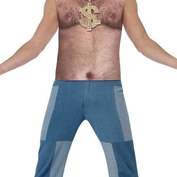 Camicia da Uomo Petto Villoso Anni'70