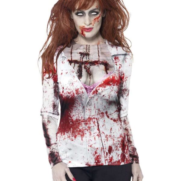 Maglietta da Ragazza Zombie