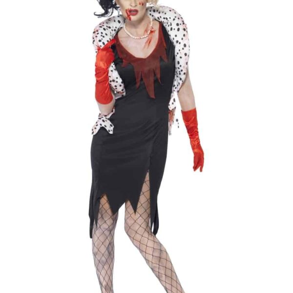 Costume da Crudelia Zombie