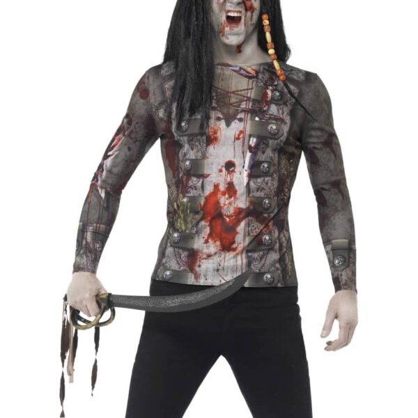 Camicia da Zombie Pirata