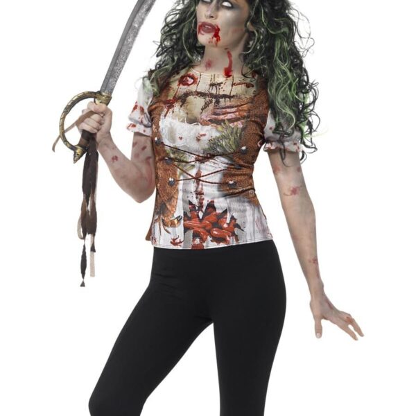 Camicia da Zombie Piratessa