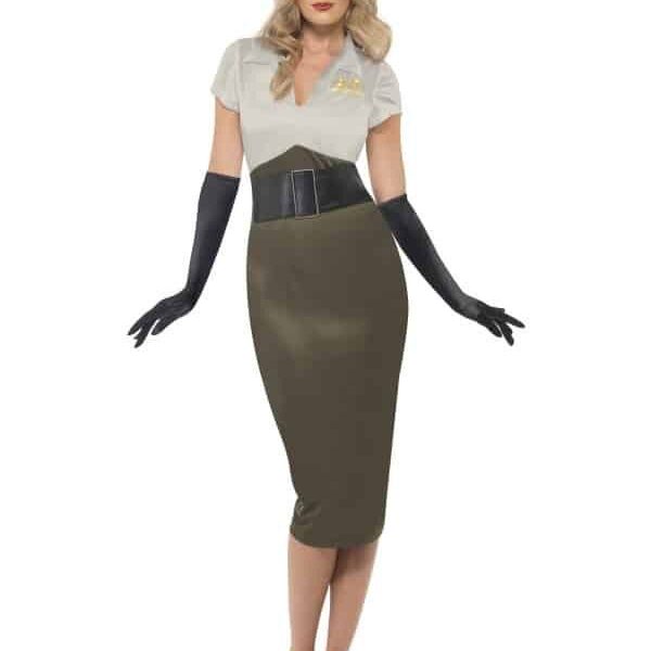 Costume da Soldatessa Americana Della Seconda Guerra Mondiale