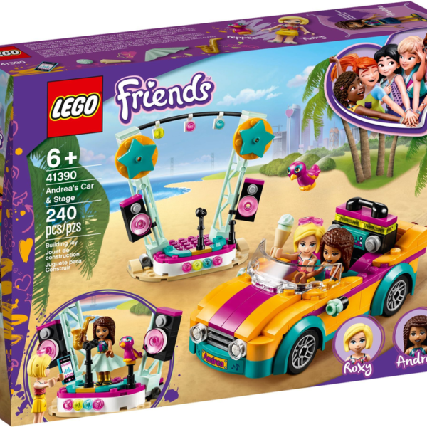 Lego Friends L'auto e il palco di Andrea