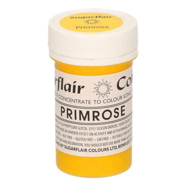 Sugarflair Colorante Giallo Primula in Pasta 25 Gr
