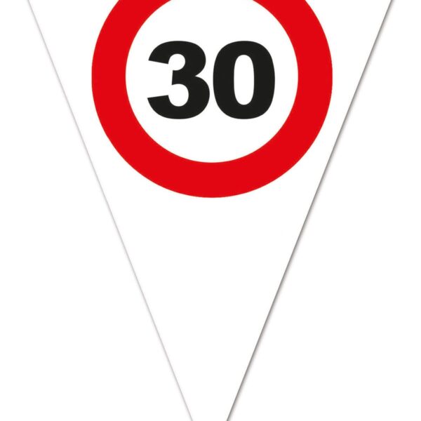 Festone Bandierina Numero Limite 30