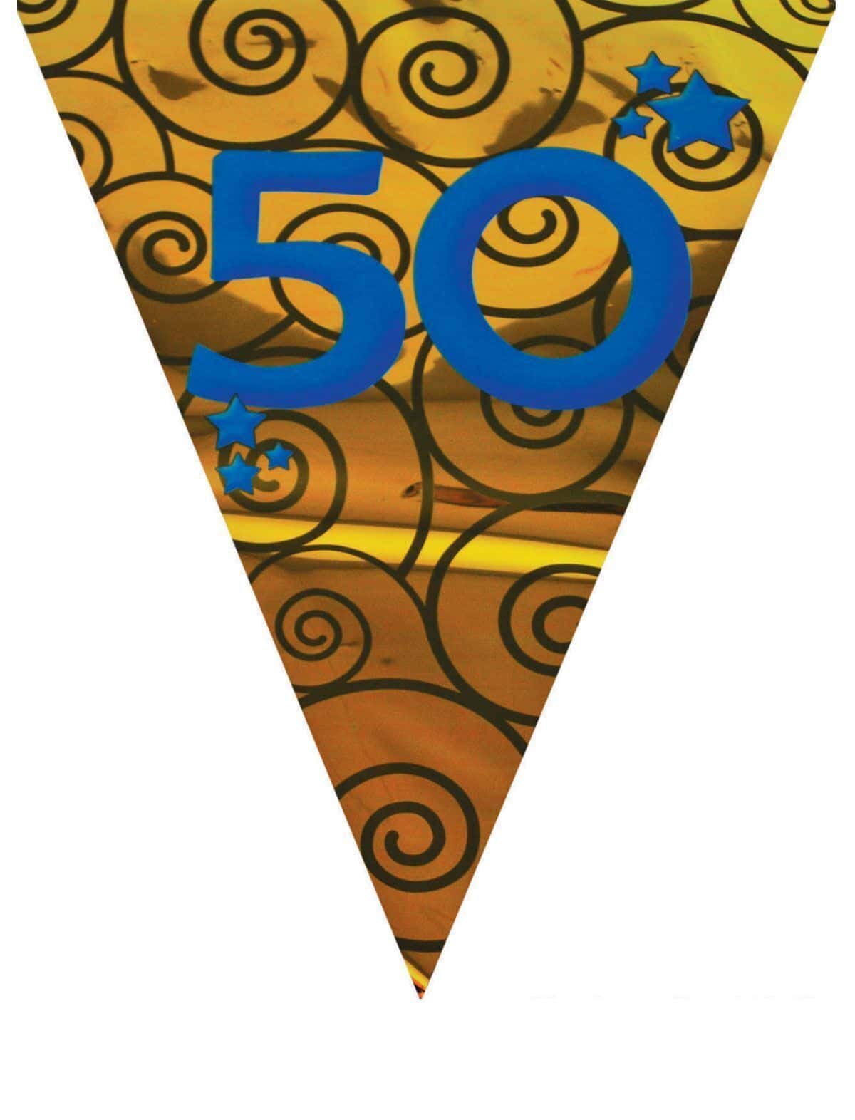 Festone Bandierina Numero 50