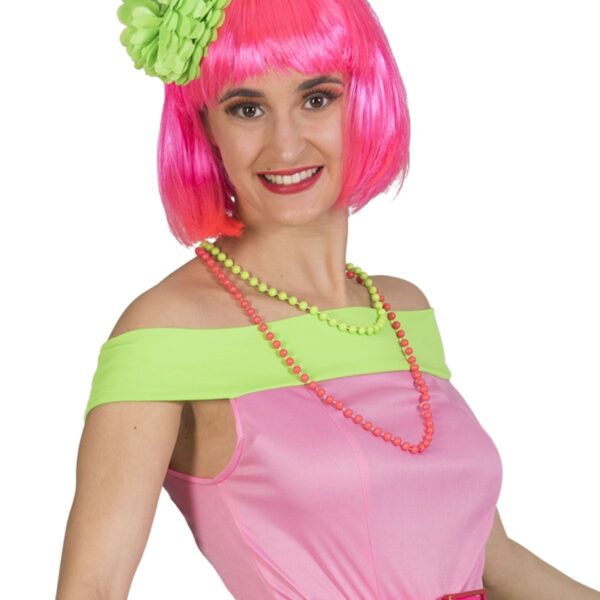 Top Rosa e Verde Rock 'n' Roll